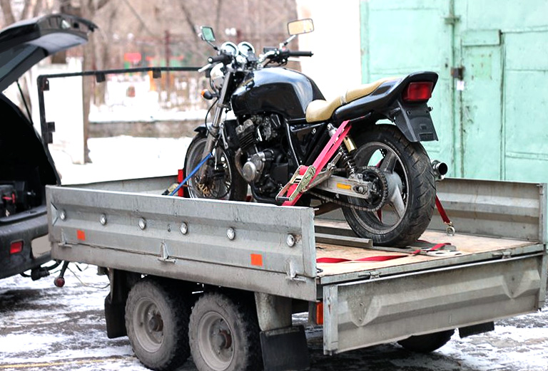 Заказать перевозку мотоцикла  из Калининграда в Томск